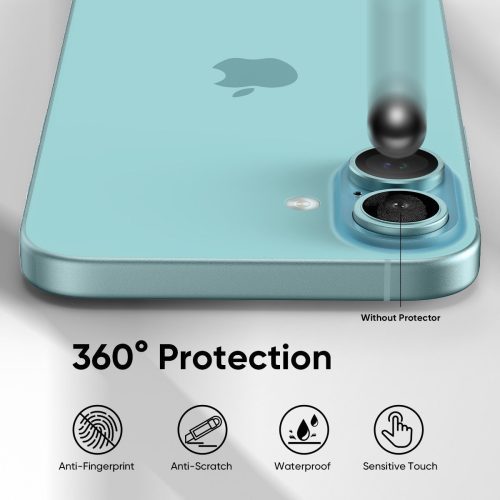 16hero3 NanoArmourHeropicturesiPhone16CameraProtectorAnti ReflectiveEasytoinstall Green optimize