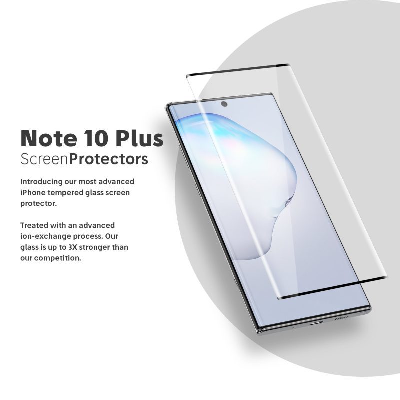 Feature Samsung note10 plus clear 3D heros