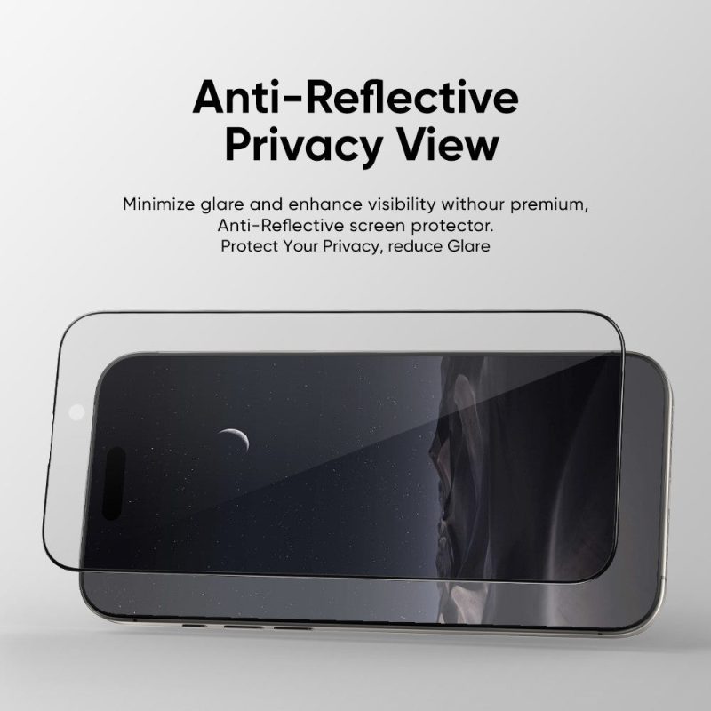 ONETIMEPROHeropicturesiPhone16ScreenProtectorAnti Reflective Privacy 2