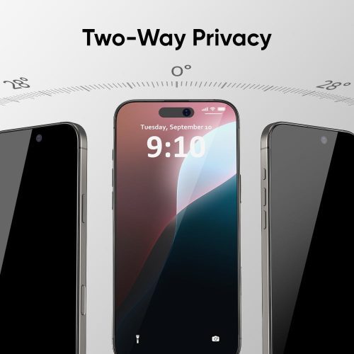 ONETIMEPROHeropicturesiPhone16ScreenProtectorAnti Reflective Privacy 3