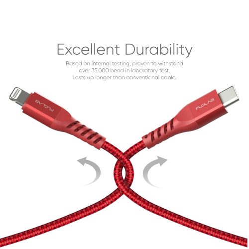 TypeC to Lightning cable red thumbnail 3 5a3e81c5 b73c 4657 b572 57ff004c6f83