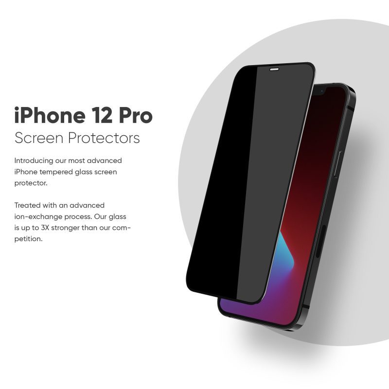 best iphone 12Pro screen protector privacy Hero