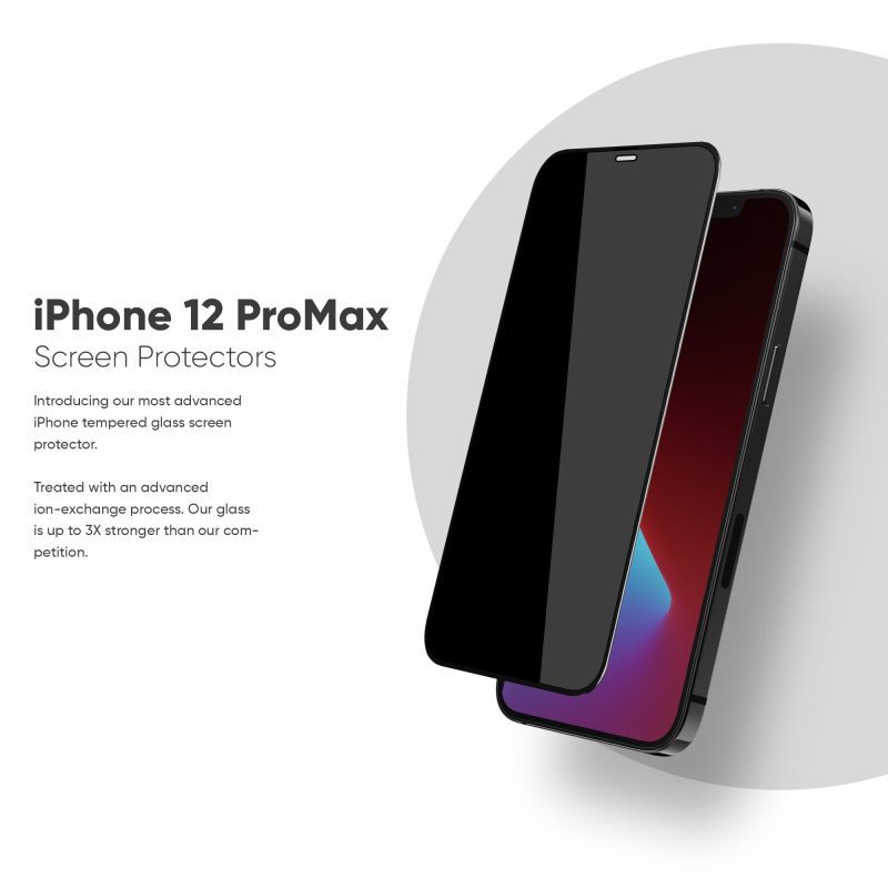 best iphone 12ProMax screen protector privacy Hero