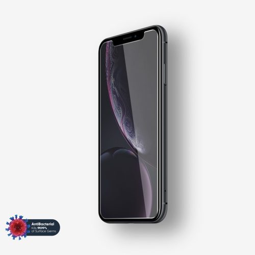 NanoArmour Screen Protector iPhone XR Antimicrobial Case Friendly